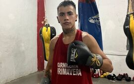 Imagen de Axel Garc&iacute;a pelear&aacute; hoy ante Chazarreta en Elortondo.