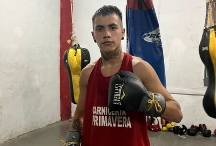 Imagen de Axel Garc&iacute;a pelear&aacute; hoy ante Chazarreta en Elortondo.