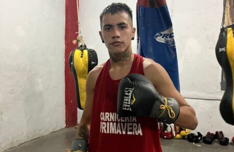 Imagen de Axel Garc&iacute;a pelear&aacute; hoy ante Chazarreta en Elortondo.