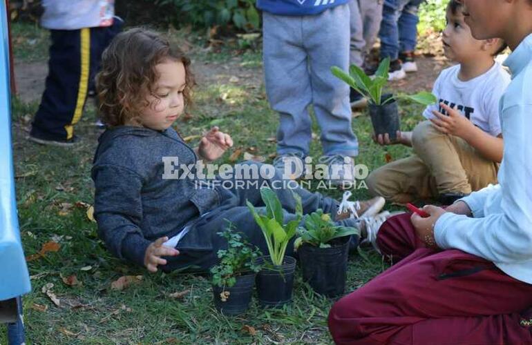 Imagen de Centro de Cuidado Infantil: Actividades en la plaza Malvinas Argentinas