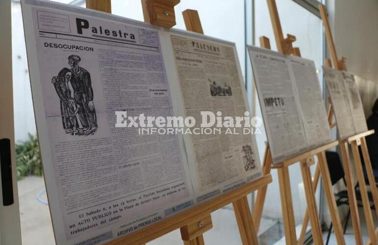 Imagen de Prensa local: Exposición del Museo Municipal en el Centro de Salud Ramón Carrillo