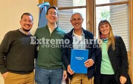 Imagen de La provincia firm&oacute; un convenio con el club del campe&oacute;n del mundo Ricardo Giusti
