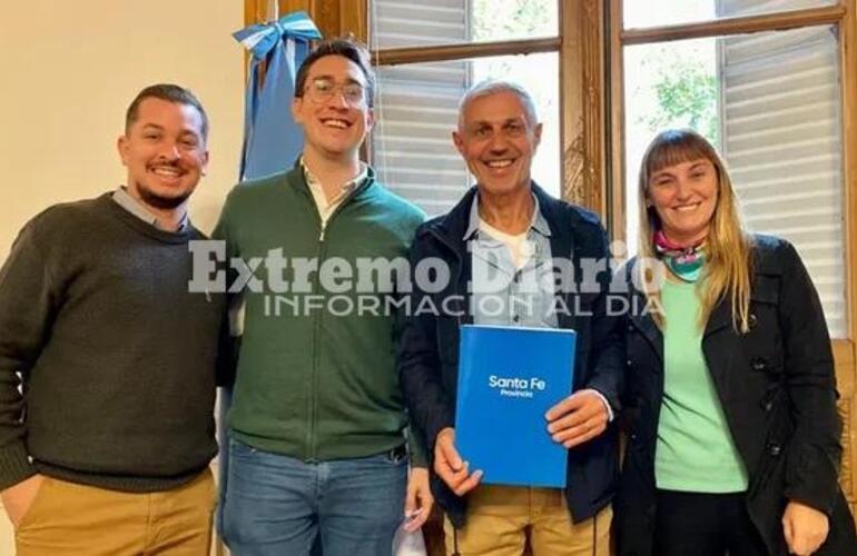 Imagen de La provincia firmó un convenio con el club del campeón del mundo Ricardo Giusti