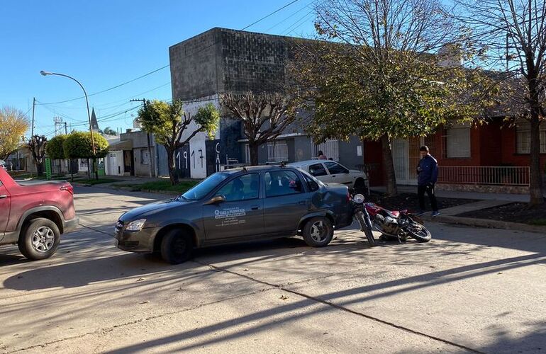 Imagen de Accidente de tránsito en Rivadavia entre Colón y Humberto Primo