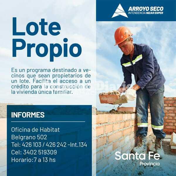 Imagen de Lote Propio: Hay plazo hasta el 31/5 para la presentaci&oacute;n de la documentaci&oacute;n