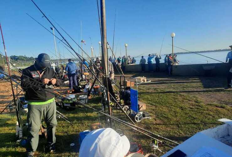 Imagen de Se disputó la 4ª fecha del ranking de Pesca en el Rowing Club.