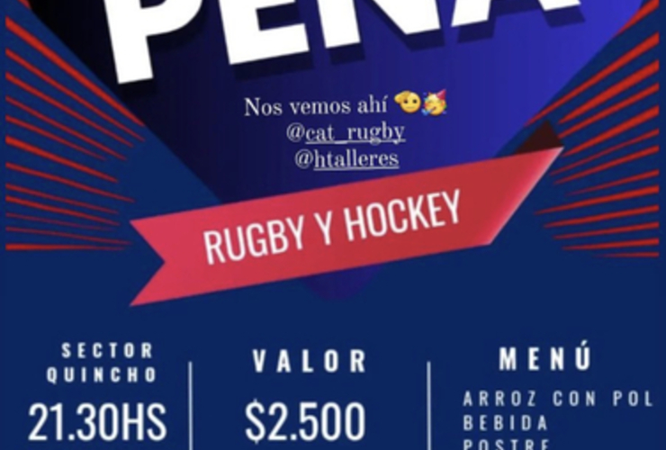 Imagen de Pe&ntilde;a de Rugby y Hockey de Talleres.