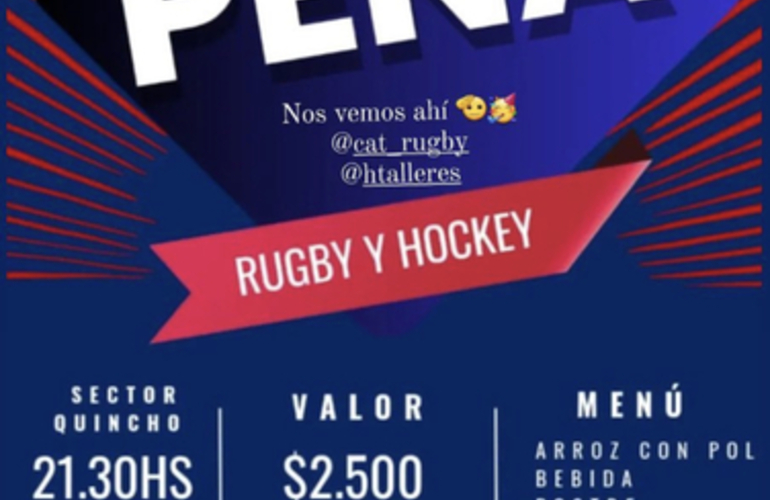 Imagen de Peña de Rugby y Hockey de Talleres.