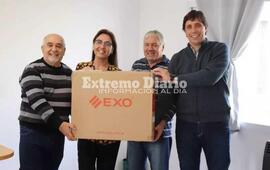 Imagen de La provincia don&oacute; equipamiento inform&aacute;tico para el SAMCo de Fighiera