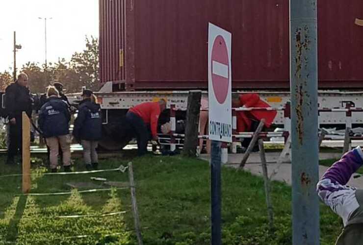 El accidente fue esta mañana cerca de las 9.