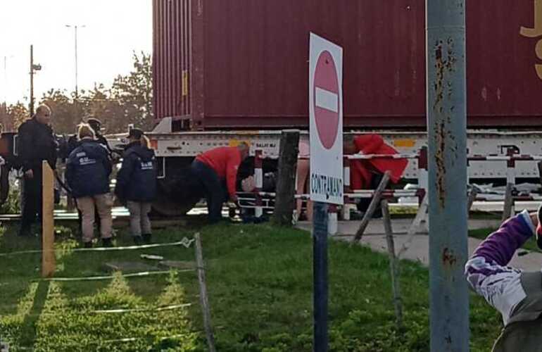 El accidente fue esta mañana cerca de las 9.