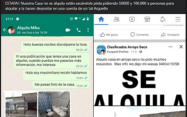 El posteo que hizo en redes el due&ntilde;o de la propiedad advirtiendo de que era un enga&ntilde;o.