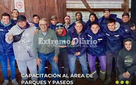 Imagen de Alvear: Capacitaci&oacute;n para trabajadores del &aacute;rea de Parques y Paseos