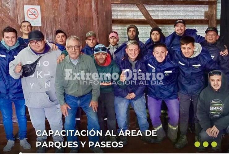 Imagen de Alvear: Capacitación para trabajadores del área de Parques y Paseos