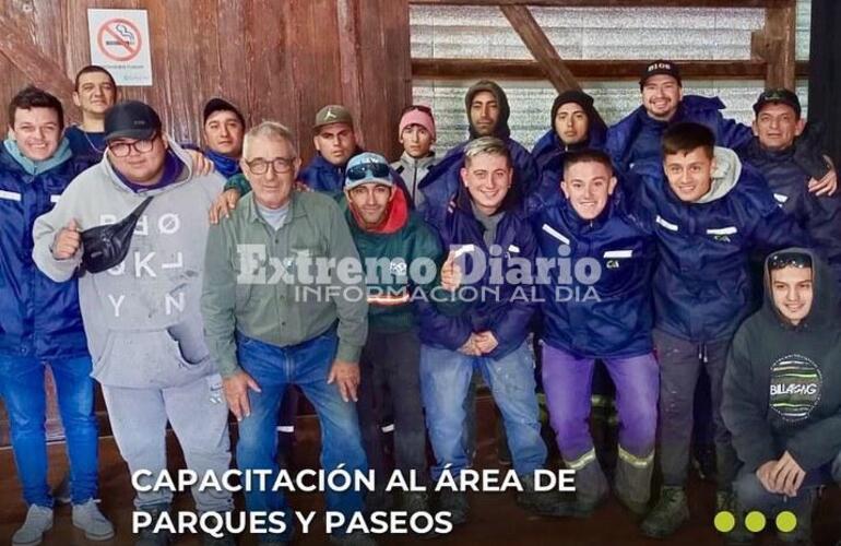 Imagen de Alvear: Capacitación para trabajadores del área de Parques y Paseos