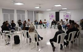 Imagen de Reuni&oacute;n entre la Comuna de Fighiera y los clubes locales