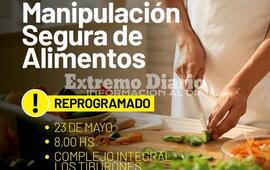 Imagen de Reprogramaci&oacute;n de la nueva capacitaci&oacute;n en manipulaci&oacute;n segura de alimentos