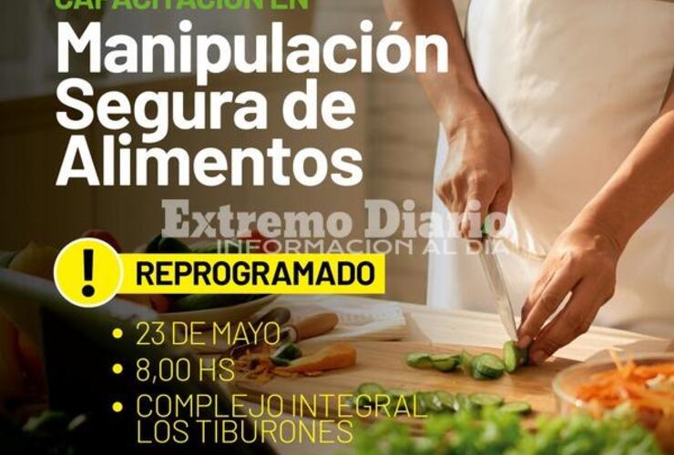 Imagen de Reprogramación de la nueva capacitación en manipulación segura de alimentos