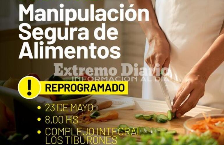 Imagen de Reprogramación de la nueva capacitación en manipulación segura de alimentos