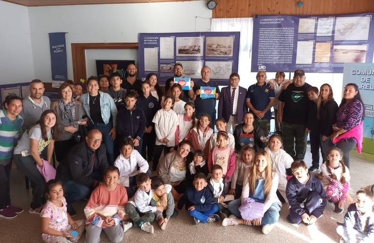 Imagen de "Malvinas por los Pueblos" se inauguró en Albarellos