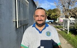 Imagen de Mauricio Bachieca, se refiri&oacute; al gran presente de los Pescadores Unidos del Rowing Club a nivel provincial.