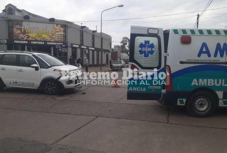 Imagen de Choque entre dos veh&iacute;culos