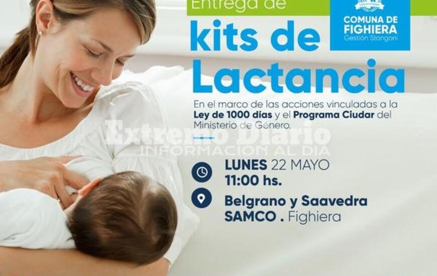 Imagen de La Comuna de Fighiera entregar&aacute; kits de lactancia