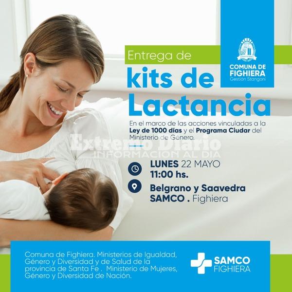 Imagen de La Comuna de Fighiera entregar&aacute; kits de lactancia