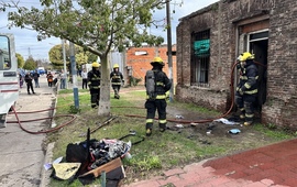 Imagen de Incendio en una vivienda en calle 9 de Julio.