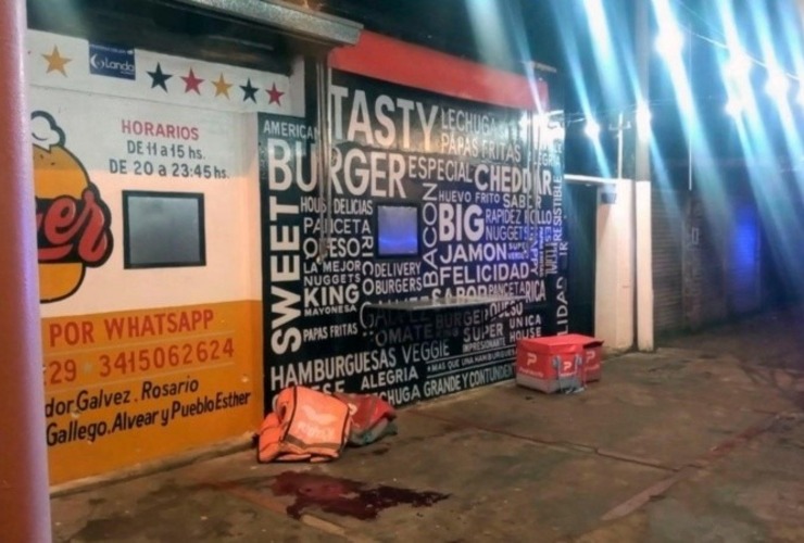 Las escena del crimen del cadete en Villa Gobernador G&aacute;lvez (Gentileza Desarrollo Zonal)