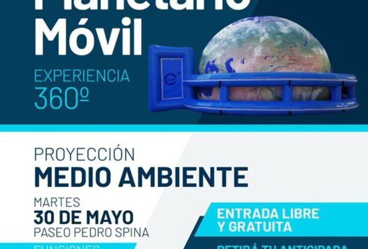 Imagen de Planetario Móvil: Experiencia 360° en el Paseo Pedro Spina