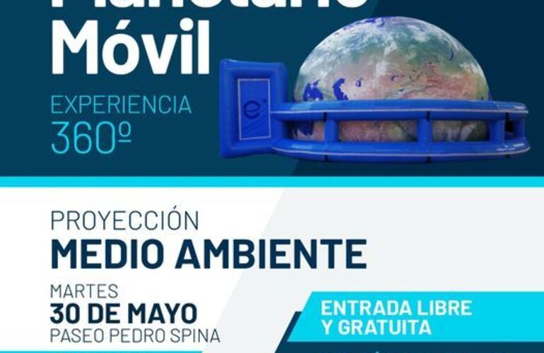 Imagen de Planetario Móvil: Experiencia 360° en el Paseo Pedro Spina