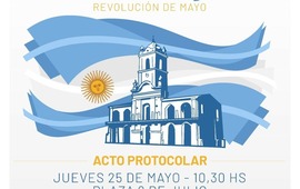 Imagen de Acto protocolar por el 25 de Mayo