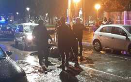El accidente fue cerca de las 19:30 horas.