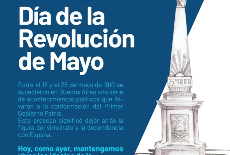 Imagen de Día de la Revolución de Mayo: a 213 años de aquél 25/05 en donde nació la Patria