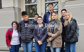 Imagen de Alumnos de la Escuela T&eacute;cnica N&deg;450 participaron de �Mateliga� en Rosario
