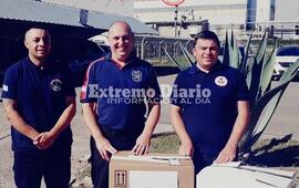 Imagen de Basf don&oacute; elementos de trabajo a los Bomberos Voluntarios de Arroyo Seco
