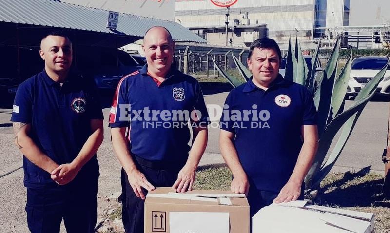 Imagen de Basf don&oacute; elementos de trabajo a los Bomberos Voluntarios de Arroyo Seco
