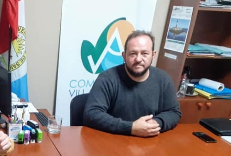 Javier Ruggeri, presidente comunal. Foto: Facebook