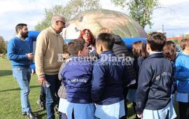 Imagen de M&aacute;s de mil personas visitaron el Planetario M&oacute;vil en el Paseo Pedro Spina
