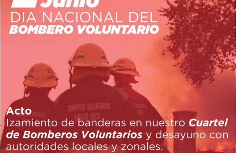 Acto Por El Día Nacional Del Bombero Voluntario