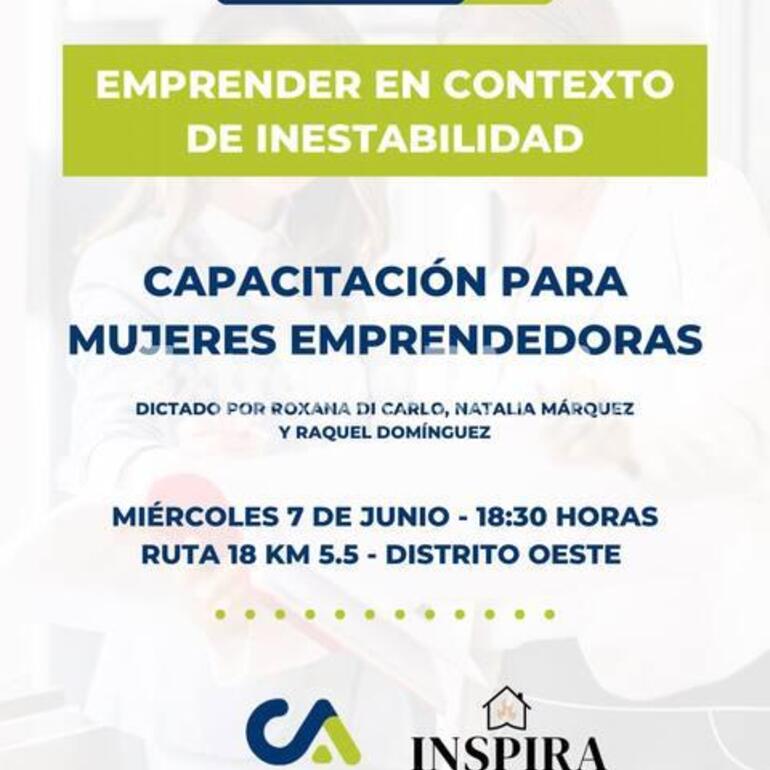 Imagen de Alvear: Capacitación para mujeres emprendedoras