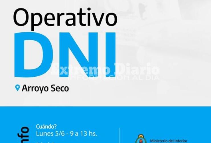 Imagen de Nuevo operativo DNI en Arroyo Seco