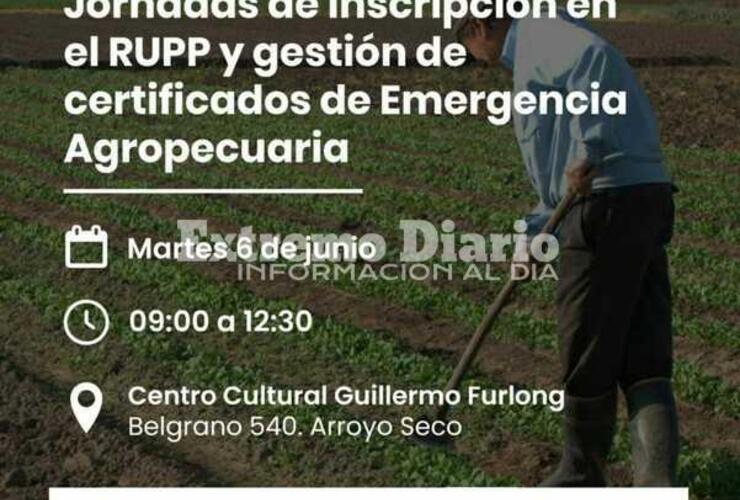 Imagen de Jornada de inscripción en el Rupp y gestión de emergencia agropecuaria