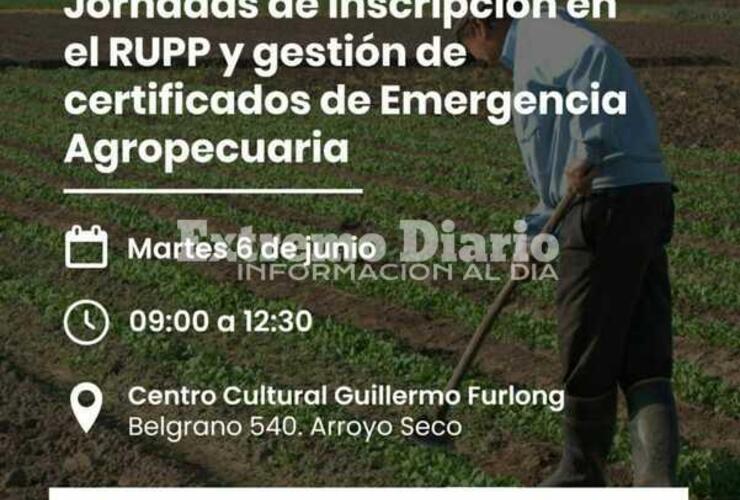 Imagen de Jornada de inscripci&oacute;n en el Rupp y gesti&oacute;n de emergencia agropecuaria