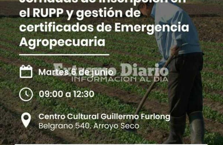 Imagen de Jornada de inscripción en el Rupp y gestión de emergencia agropecuaria