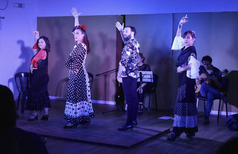 Imagen de Noche Flamenca en el Centro Cultural de Pueblo Esther.