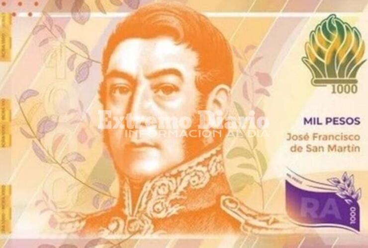 Imagen de Así es el nuevo billete de $1.000 con la imagen de San Martín que se prepara para circular