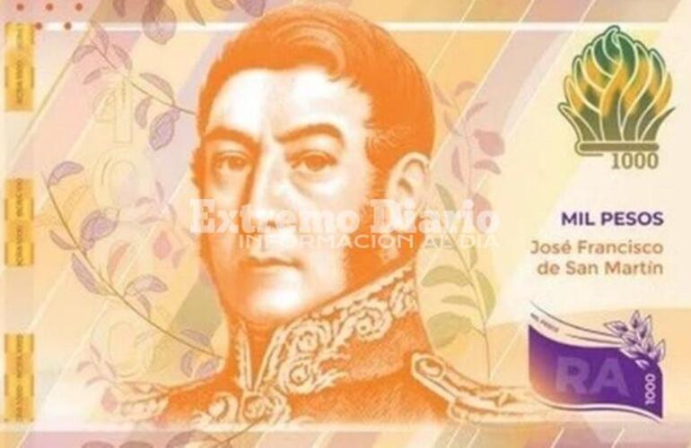Imagen de Así es el nuevo billete de $1.000 con la imagen de San Martín que se prepara para circular