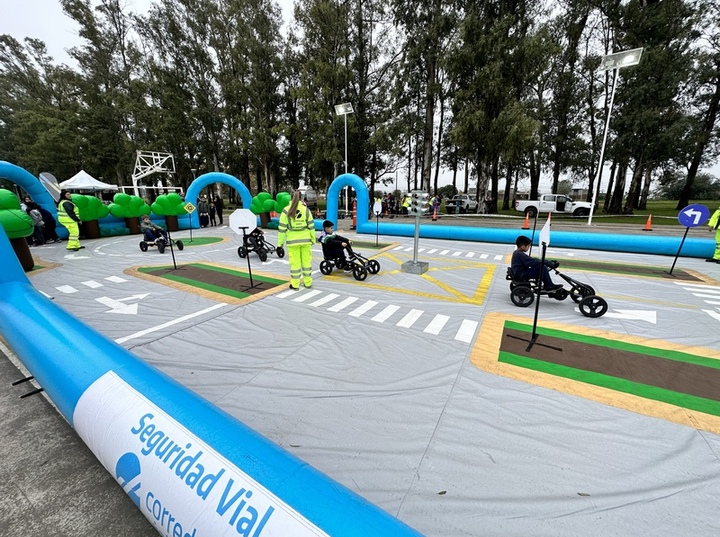Imagen de Jornadas de Cultura Vial en el Parque Central de General Lagos.
